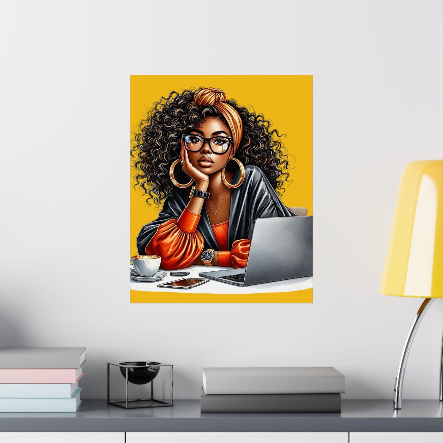 Chic Satin Posters, Inspiring Wall Art, Home Office Decor, Gift for Her, Motivational Decor, Stylish Prints