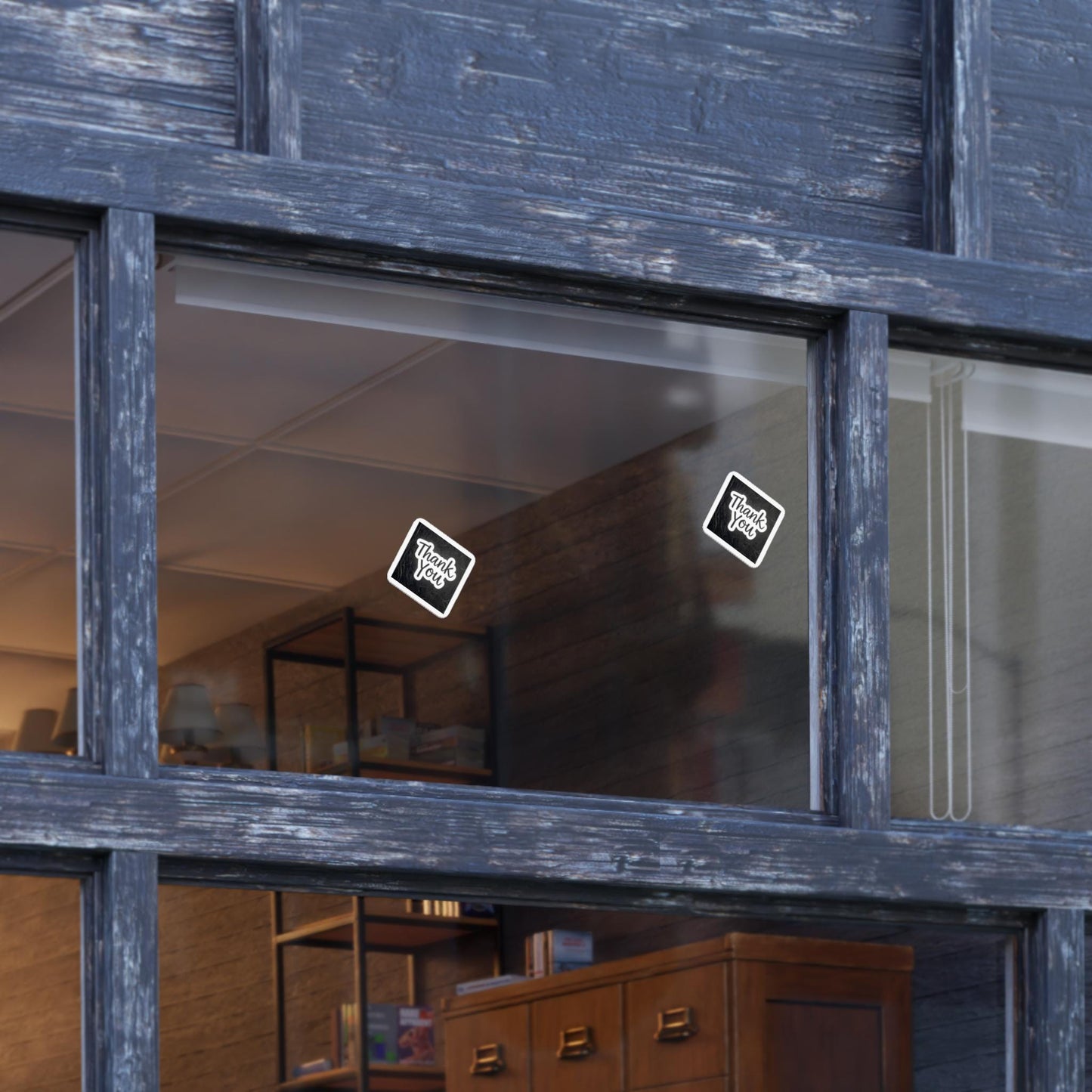 Sparkling Thank You Sticker Sheet Set: Holographic, White, Transparent