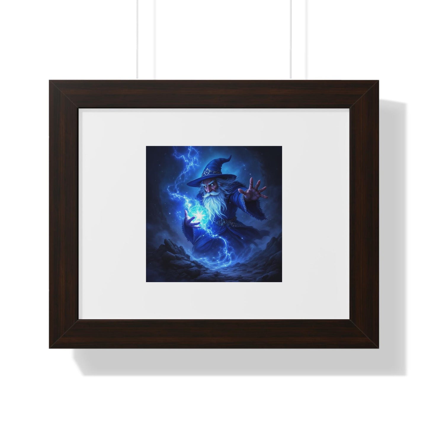 Wizard Fantasy Framed Poster: Mystical Magical Wall Art