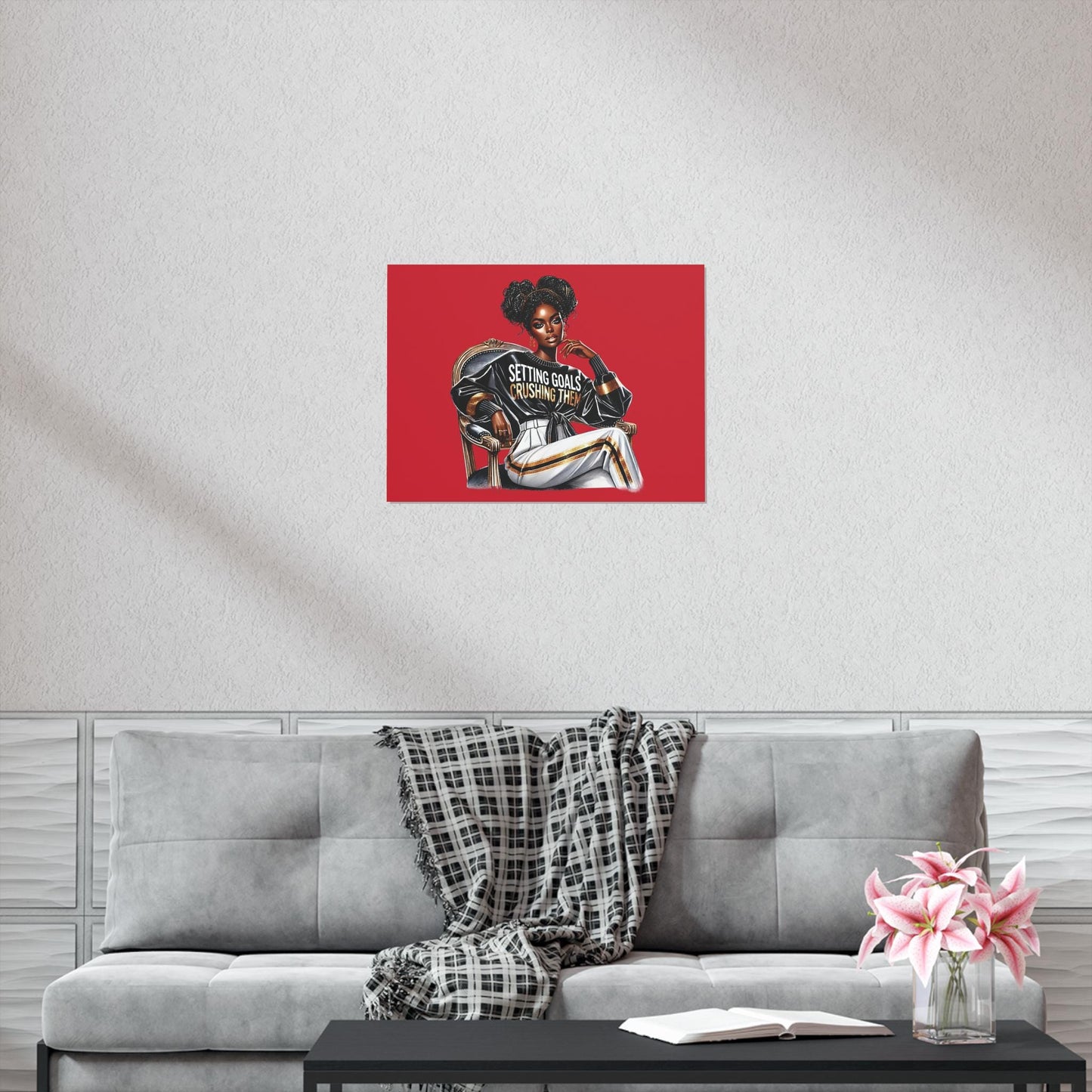 Empowering Uncoated Posters - Inspiring Wall Art, Motivational Decor, Goal Setting, Home Office Wall Hangings, Gift for Dreamers