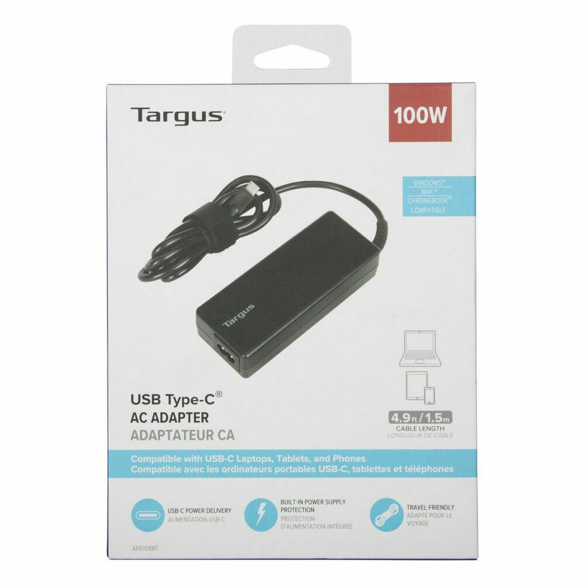 Laptop Charger Targus APA108EU 100 W 100W-1