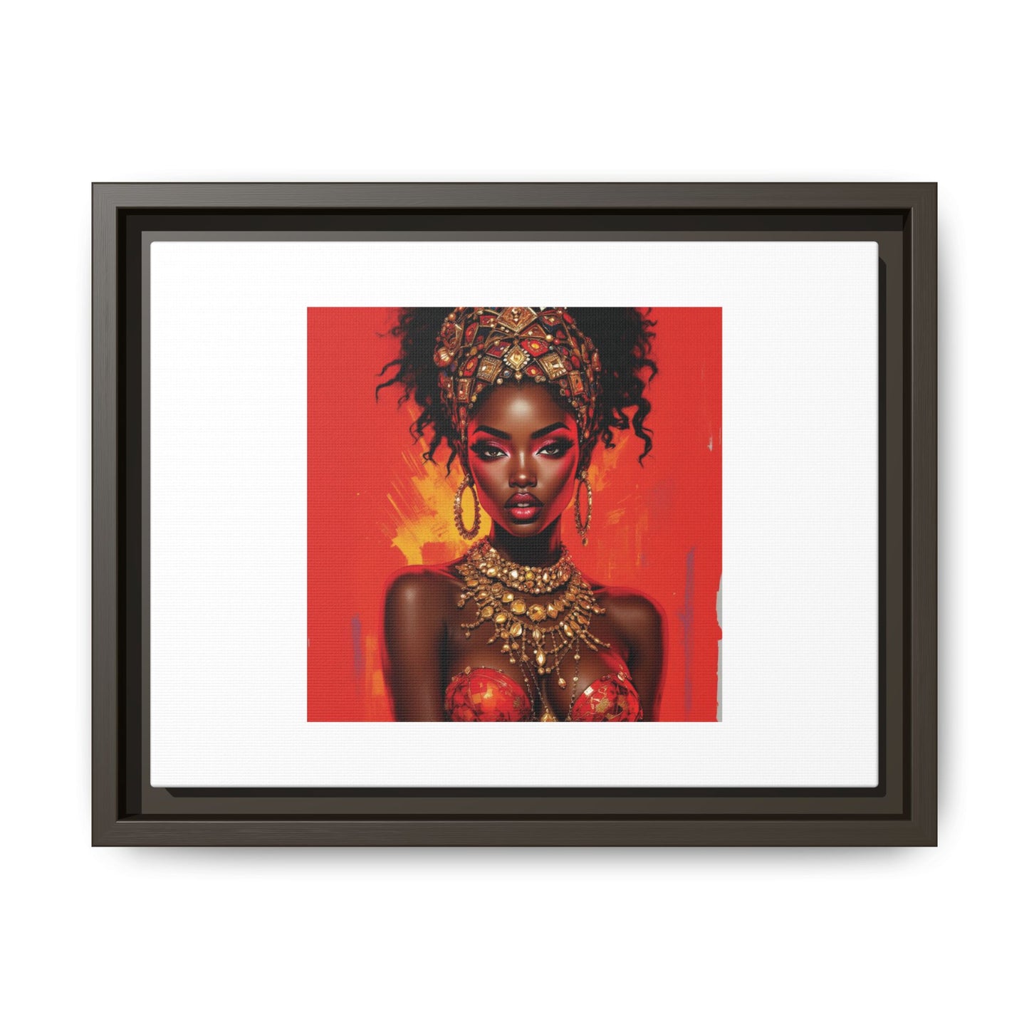 Matte Canvas, Framed (Multi-color)