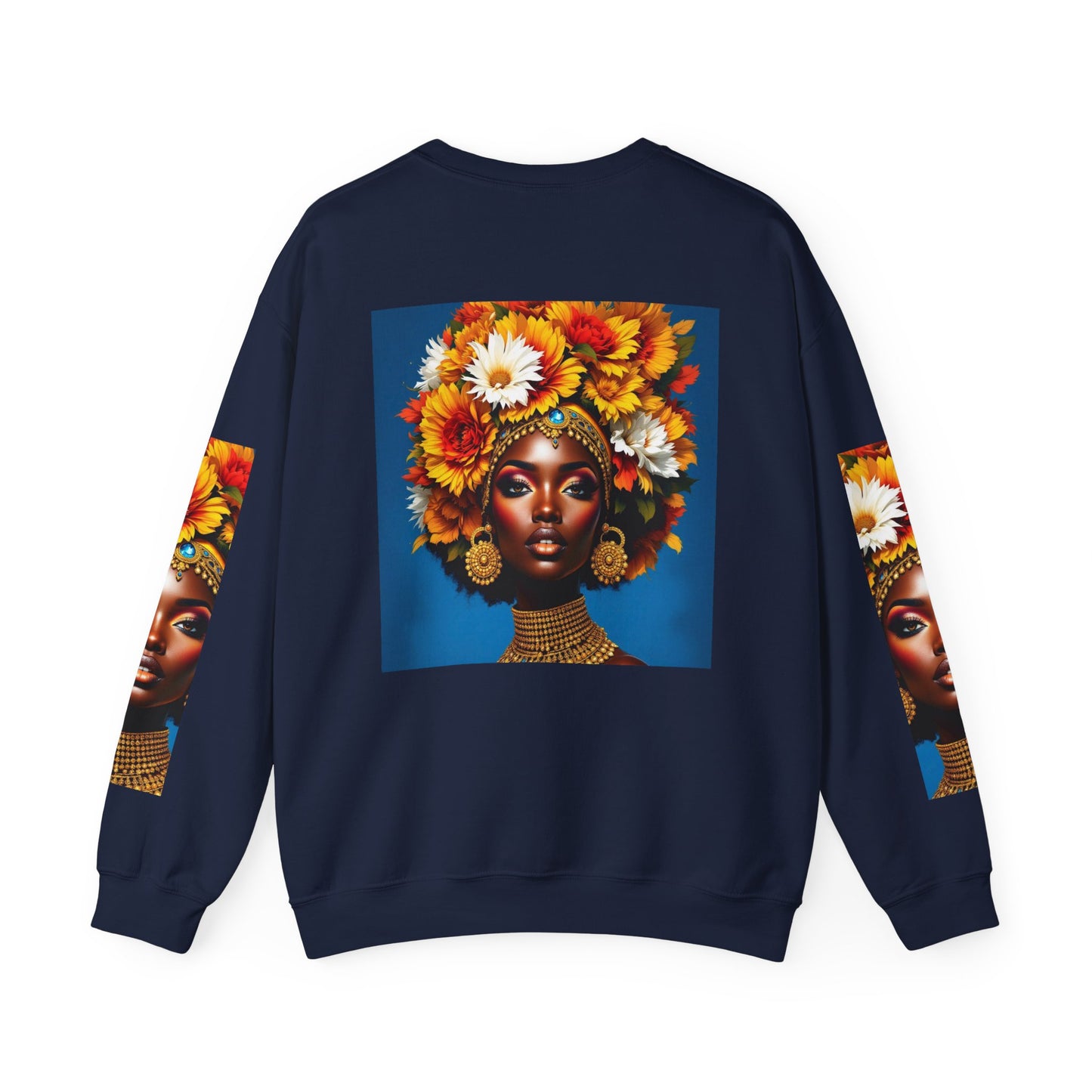 Floral Queen Crewneck Sweatshirt - Unisex Heavy Blend™