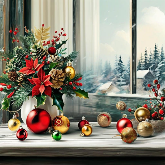 Downloadable Christmas Art for Christmas cards and Christmas decorations 3JGP