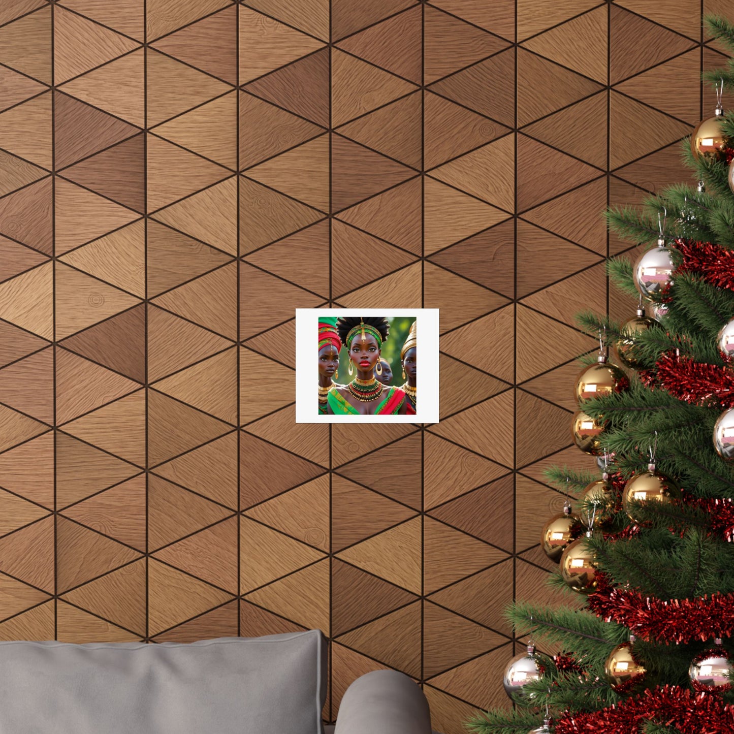 African Queen Matte Poster — Vibrant Cultural Wall Art