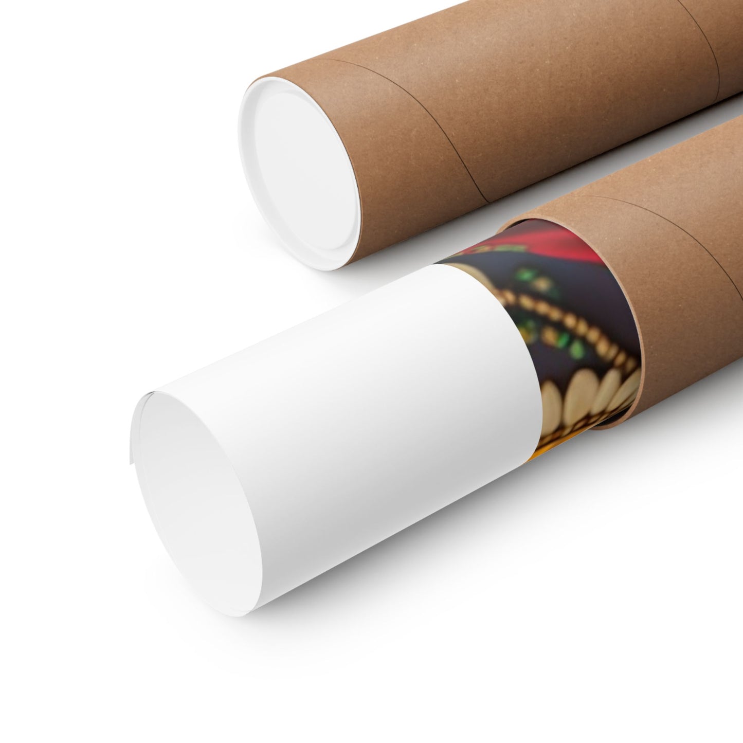 African Queen Matte Poster — Vibrant Cultural Wall Art