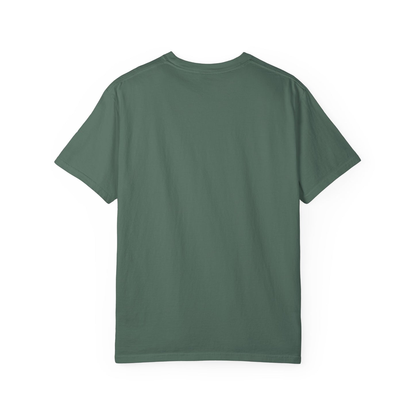 Portrait Photo Tee — Moody Green Woman Graphic T-Shirt