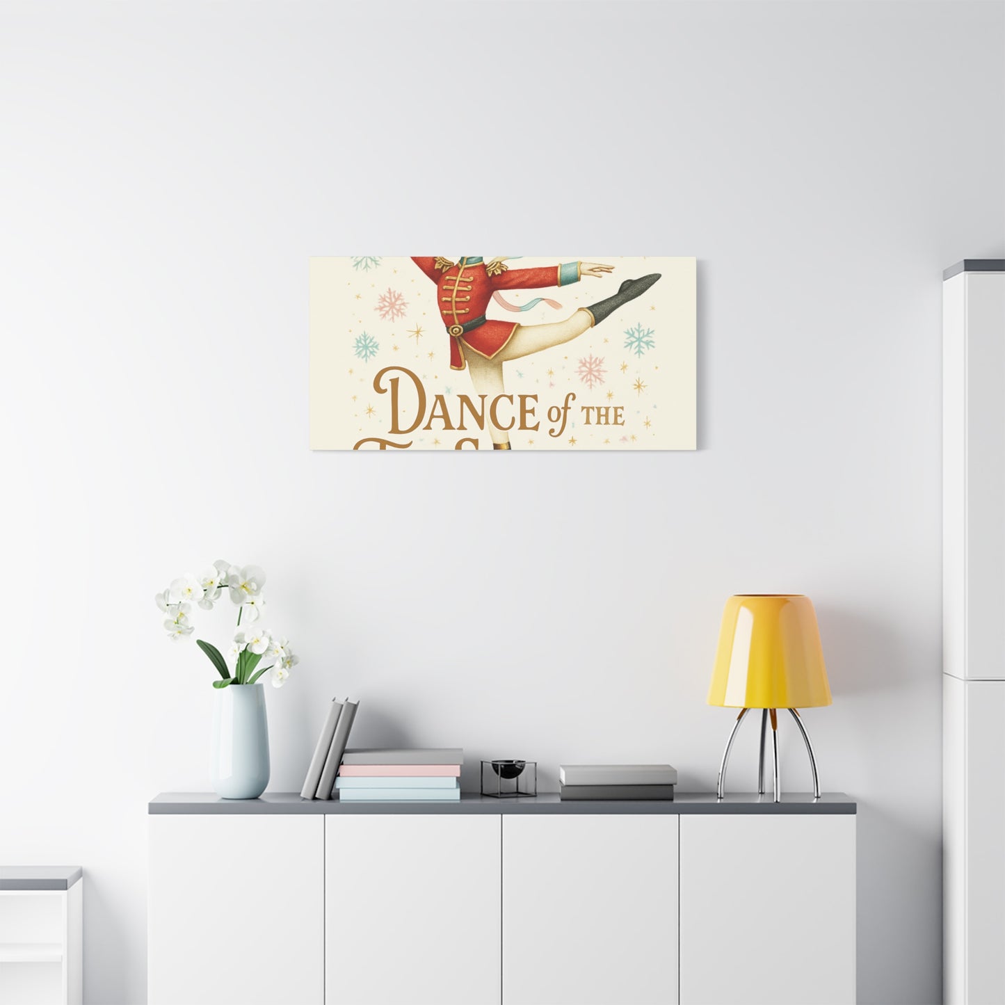 Dance of the Toy Soldiers Canvas Wall Art — Vintage Nutcracker Ballet Print