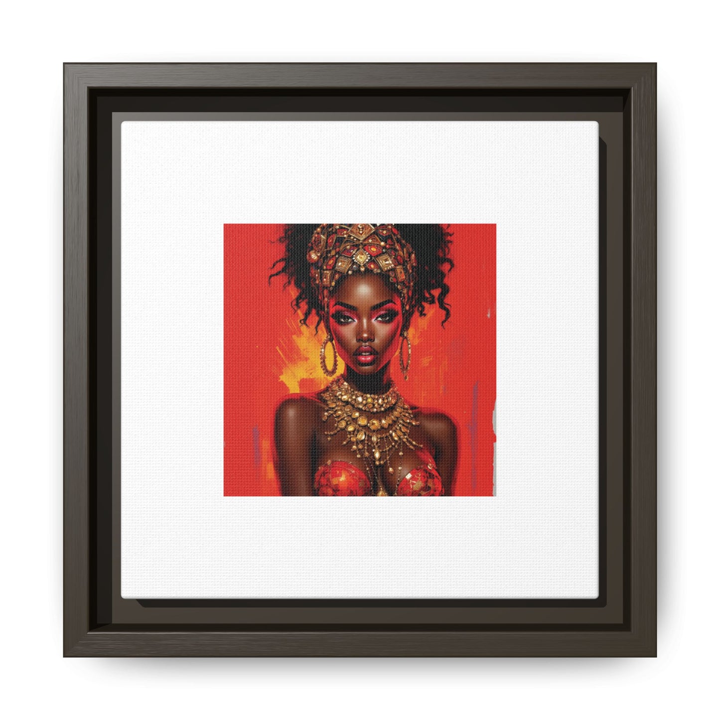 Matte Canvas, Framed (Multi-color)