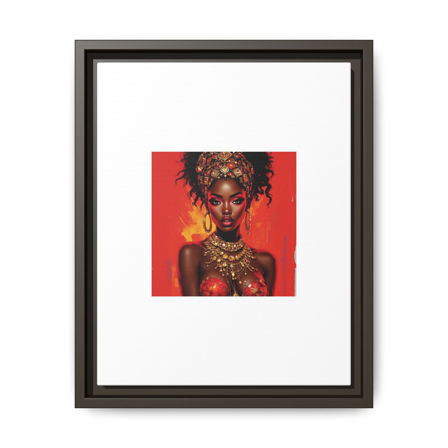 Matte Canvas, Framed (Multi-color)