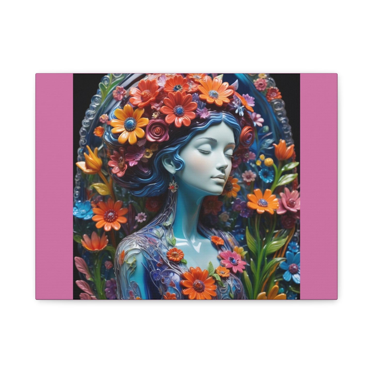 Copy of Copy of Copy of Floral Goddess Matte Canvas Wall Art