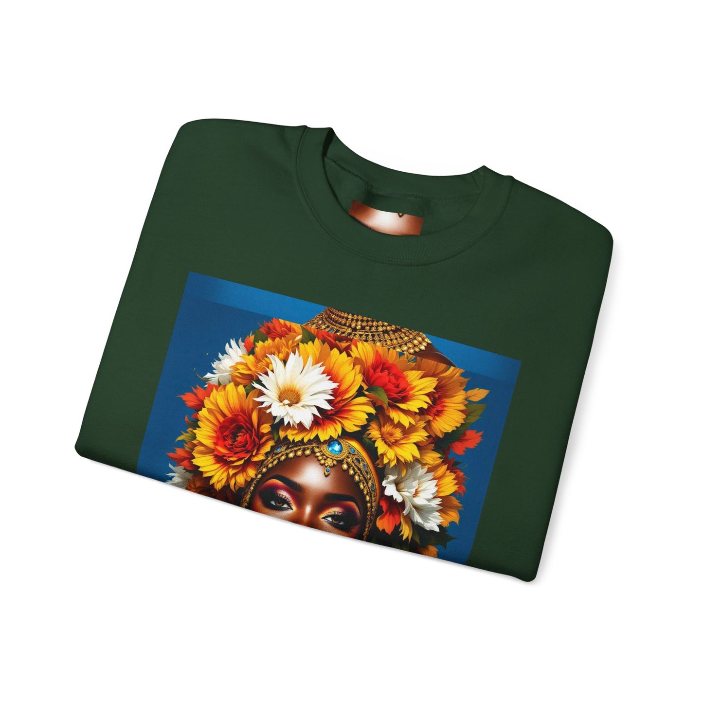 Floral Queen Crewneck Sweatshirt - Unisex Heavy Blend™