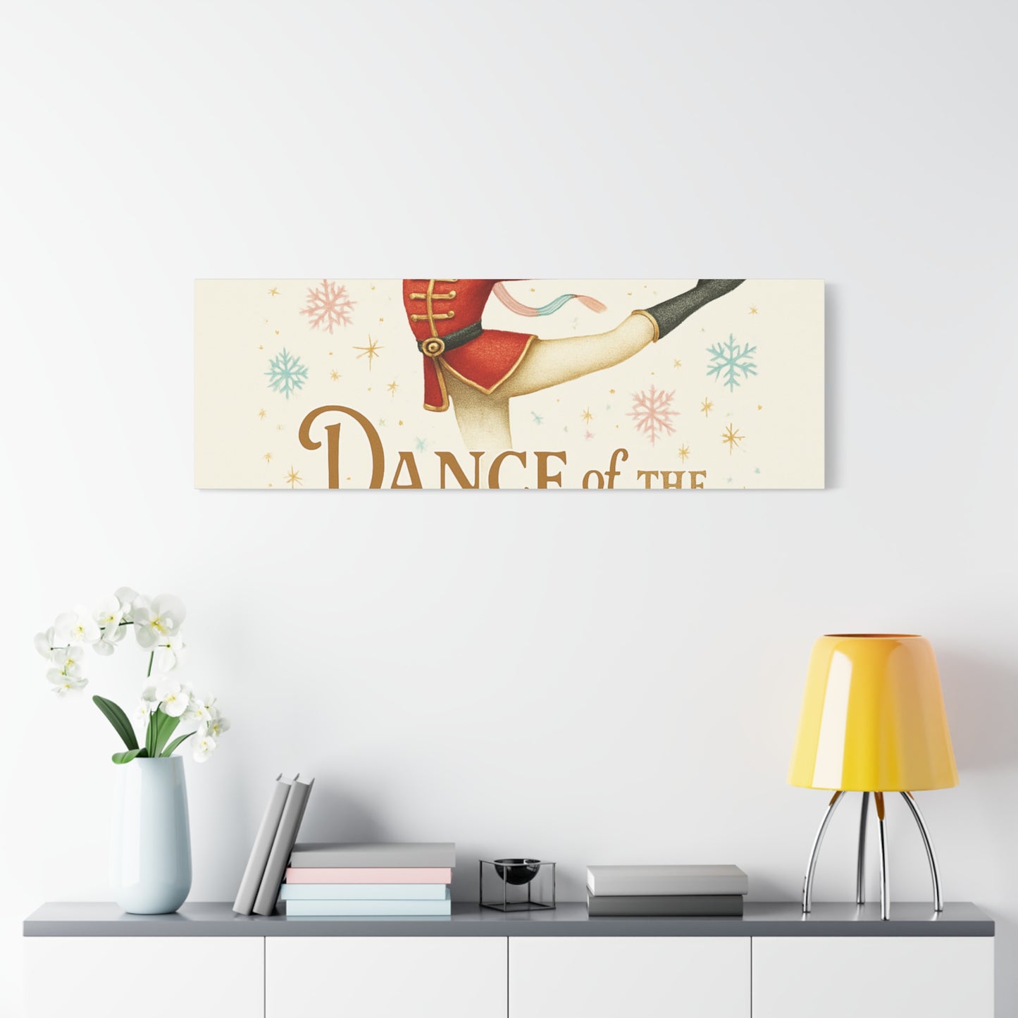 Dance of the Toy Soldiers Canvas Wall Art — Vintage Nutcracker Ballet Print
