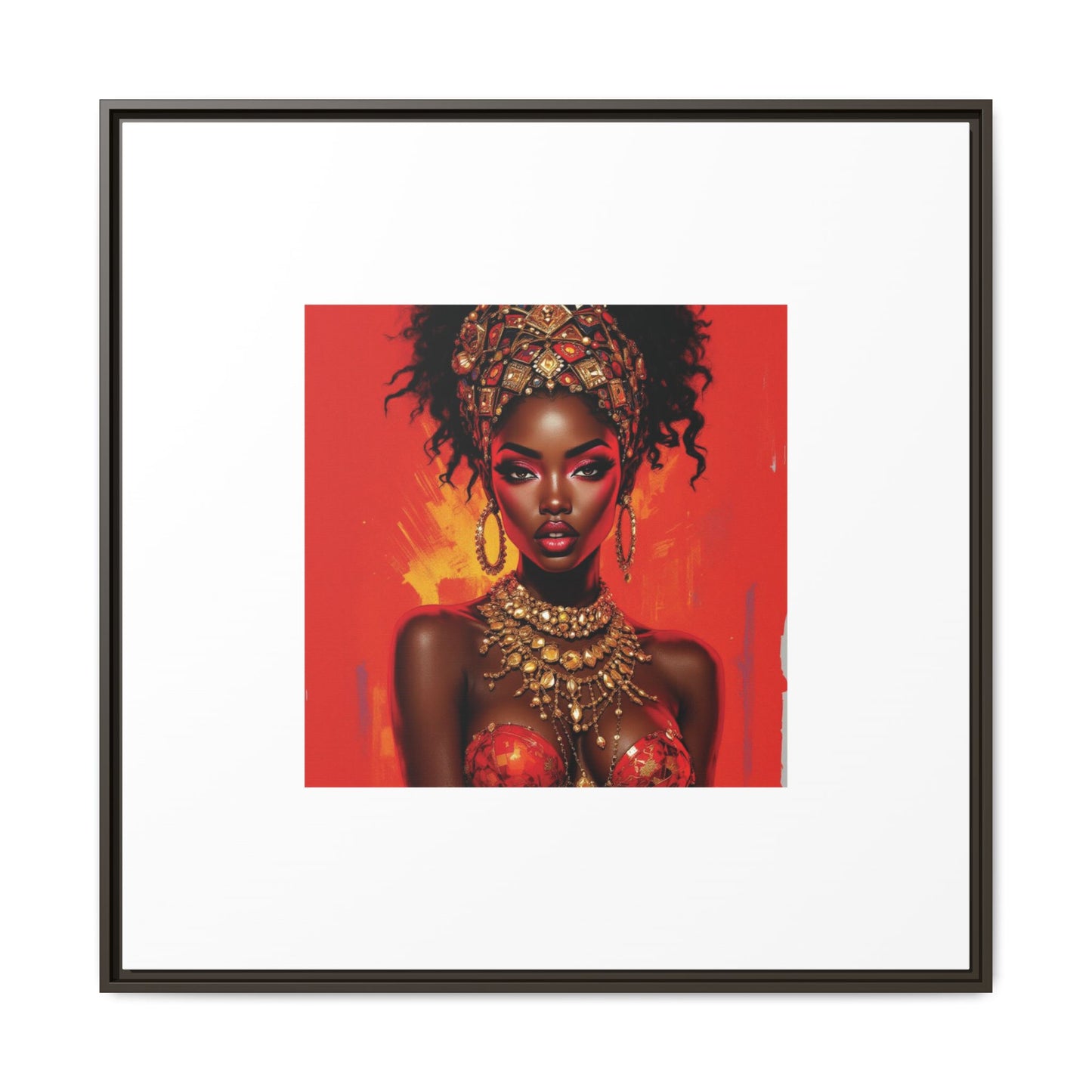 Matte Canvas, Framed (Multi-color)