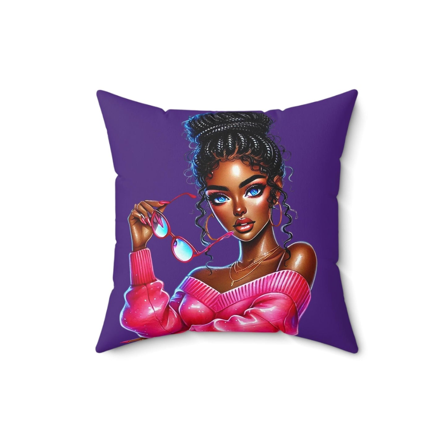 Vibrant Art Deco Pillow, Cozy Home Decor, Gift for Her, Modern Accent, Living Room Cushion, Unique Art Pillow