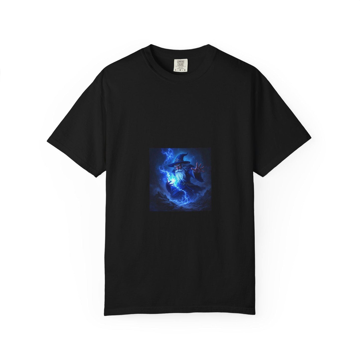 Cosmic Blue Unisex Garment-Dyed T-Shirt | Artistic Graphic Tee, Streetwear, Gift for Men & Women, Casual Wear, Summer Fashion