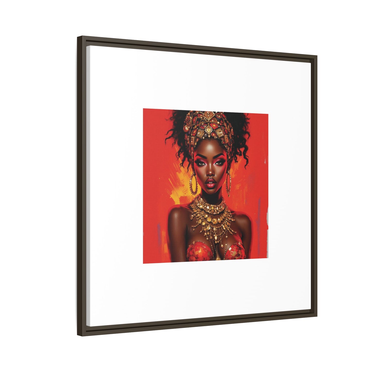 Matte Canvas, Framed (Multi-color)