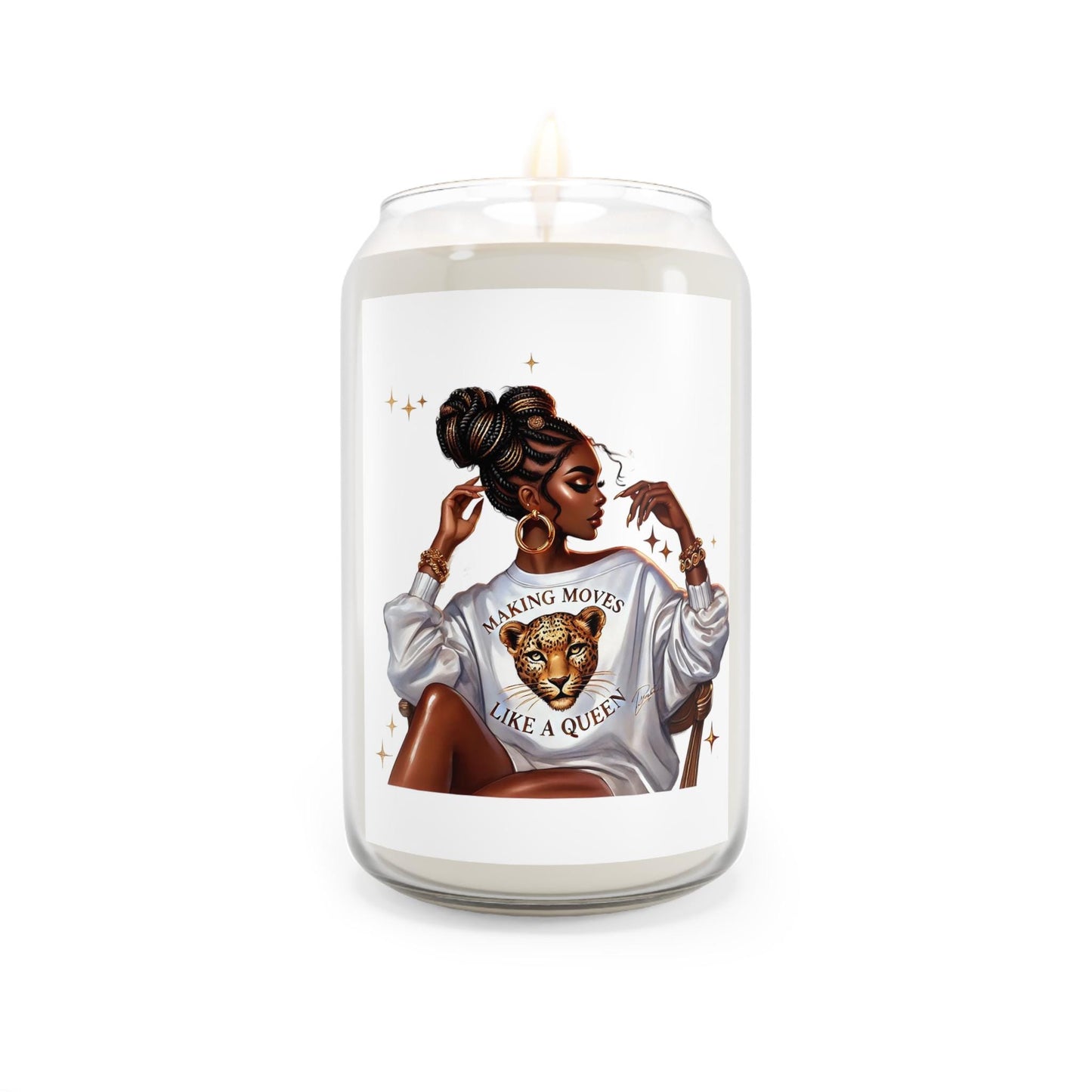Scented Soy Candle - Making Moves Like A Queen | Aromatherapy Gift, Home Decor, Office Relaxation, Pampering Gift, Self-Care