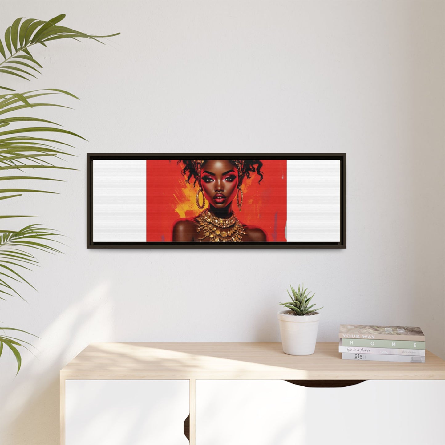 Matte Canvas, Framed (Multi-color)