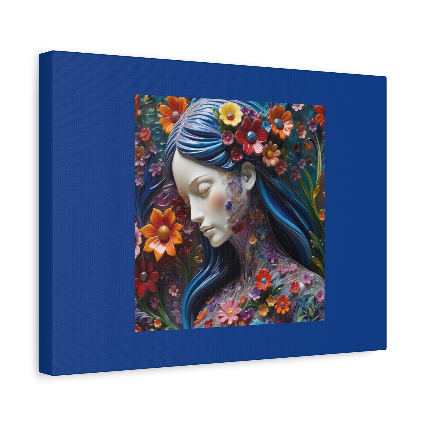 Floral Muse Matte Canvas Print — Stretched 1.25"