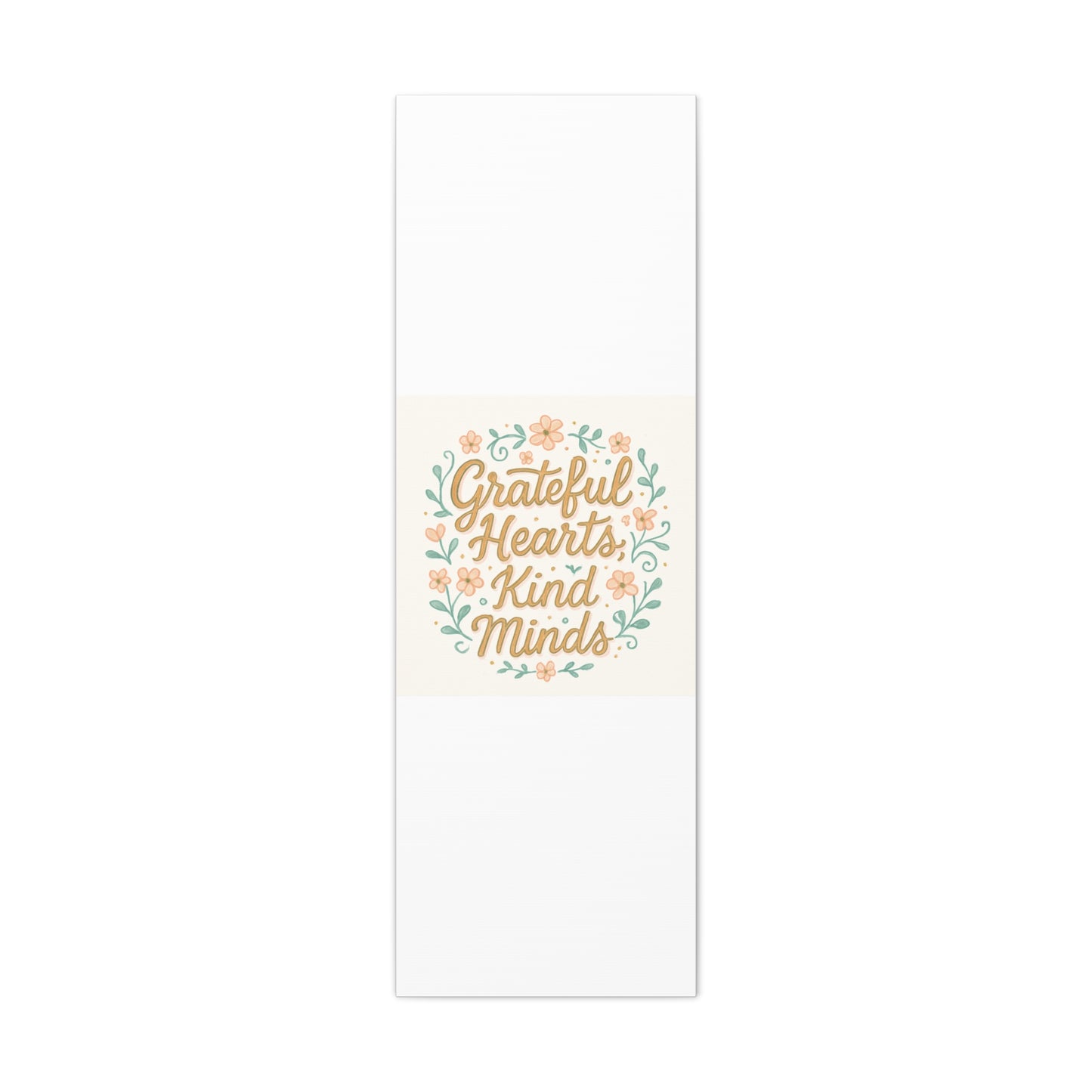 Grateful Hearts Kind Minds Canvas Wall Art