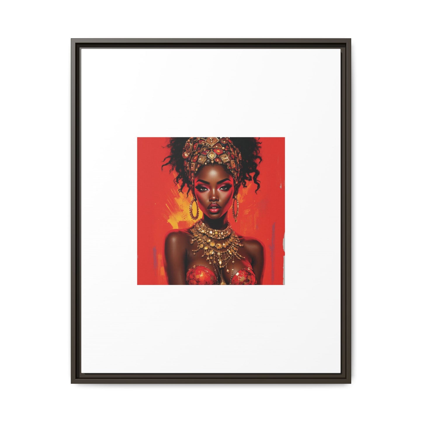 Matte Canvas, Framed (Multi-color)