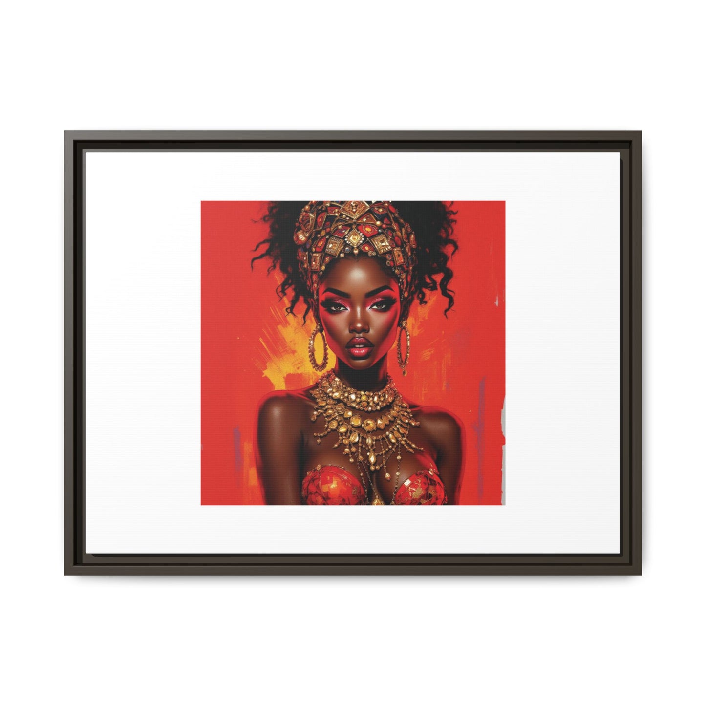 Matte Canvas, Framed (Multi-color)