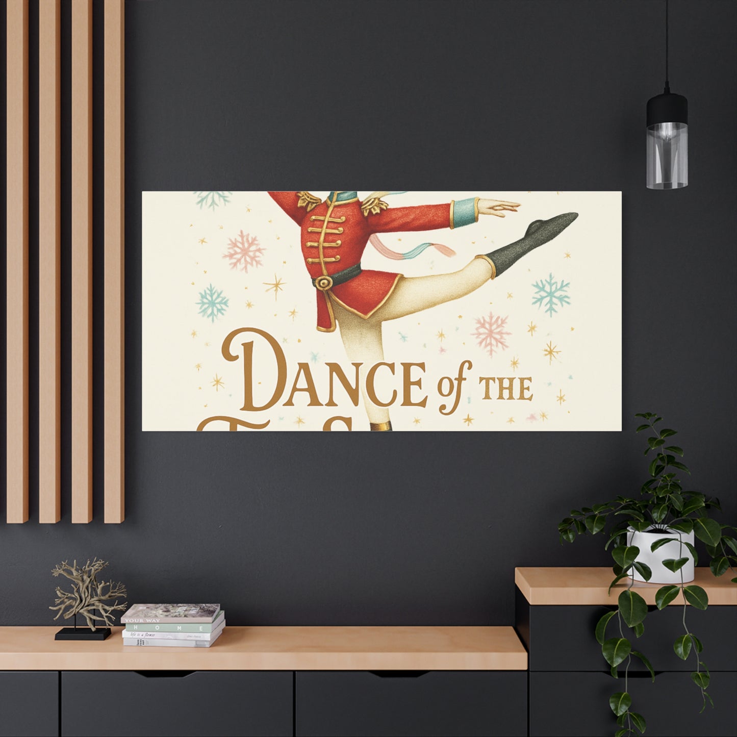 Dance of the Toy Soldiers Canvas Wall Art — Vintage Nutcracker Ballet Print