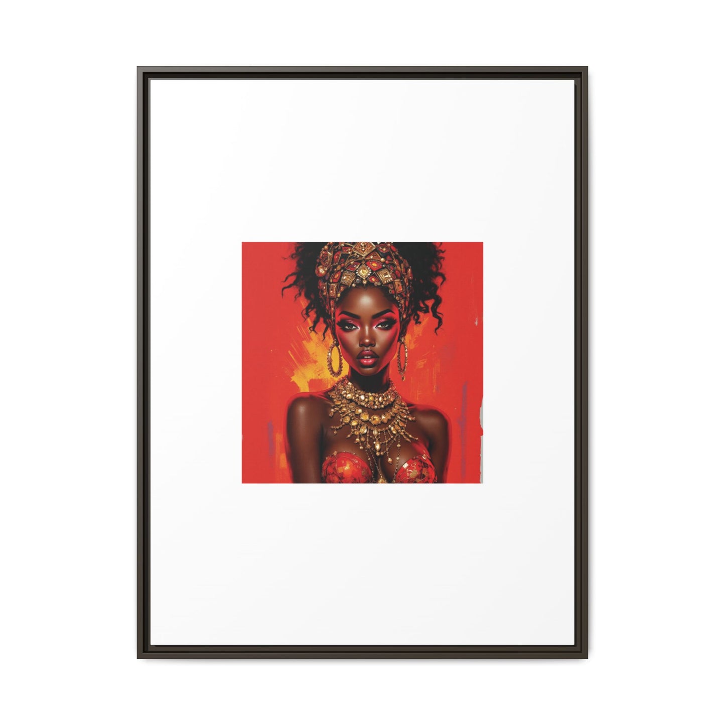 Matte Canvas, Framed (Multi-color)