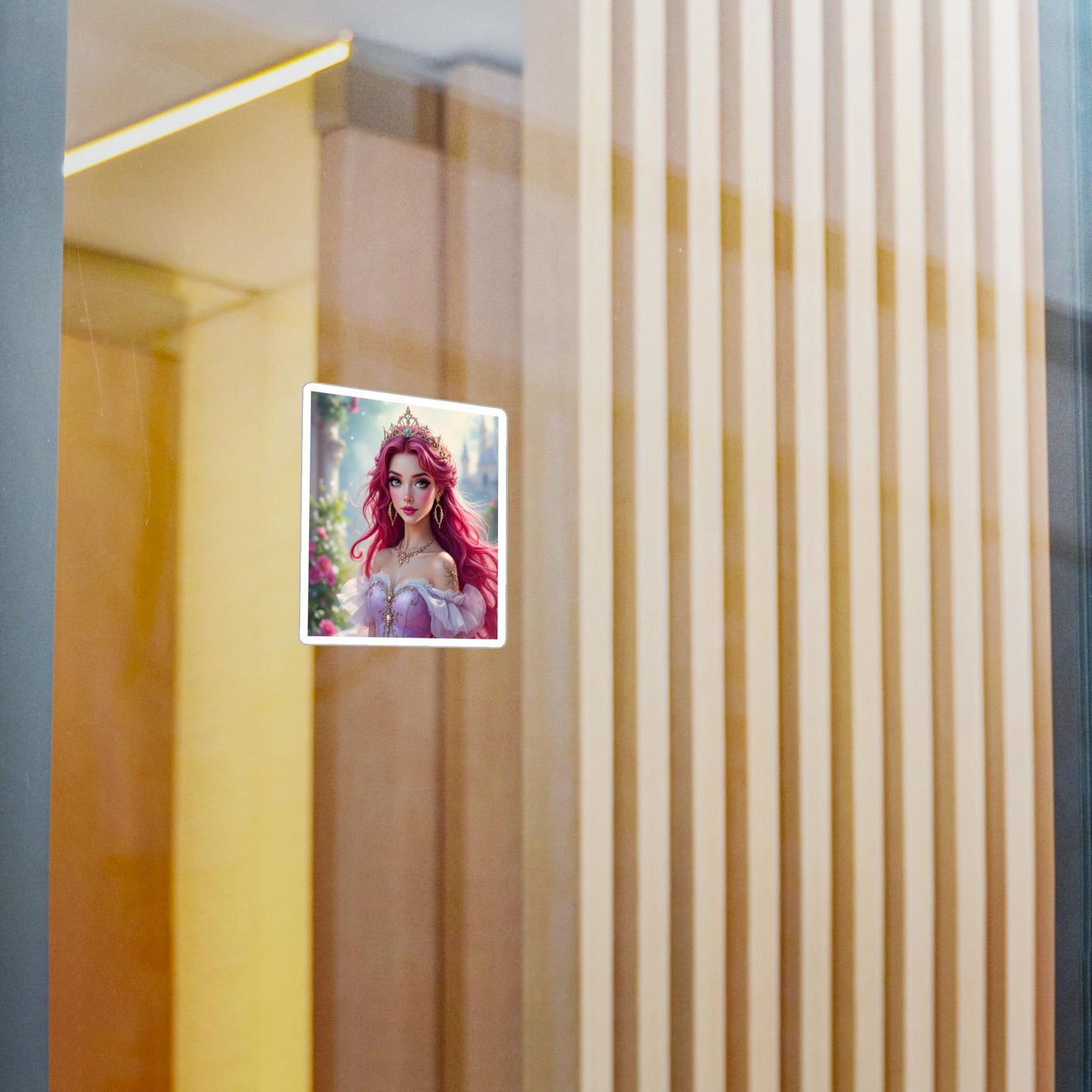 Vinyl Decals for Home Decor, Cute Princess Sticker, Wall Art, Girls Bedroom Decor, Vinyl Wall Art, Gift for Kids