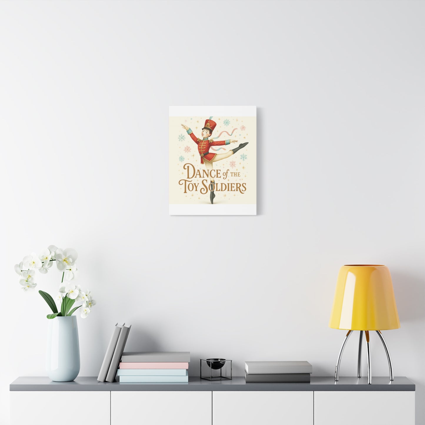 Dance of the Toy Soldiers Canvas Wall Art — Vintage Nutcracker Ballet Print