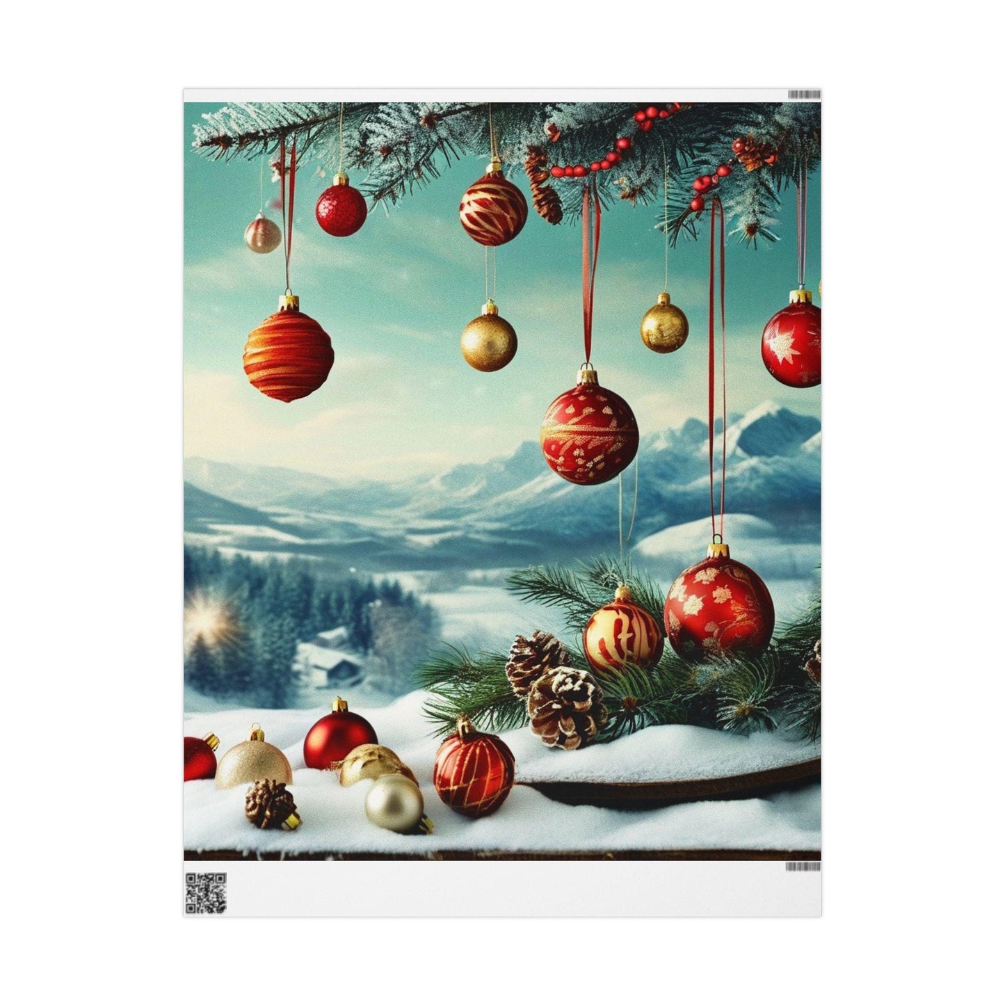 Festive Wrapping Paper for Holiday Gift-Bags, Christmas Gift Wrap, Seasonal Wraps, Decorative Paper for Any Occasion, Eco-Friendly [...]