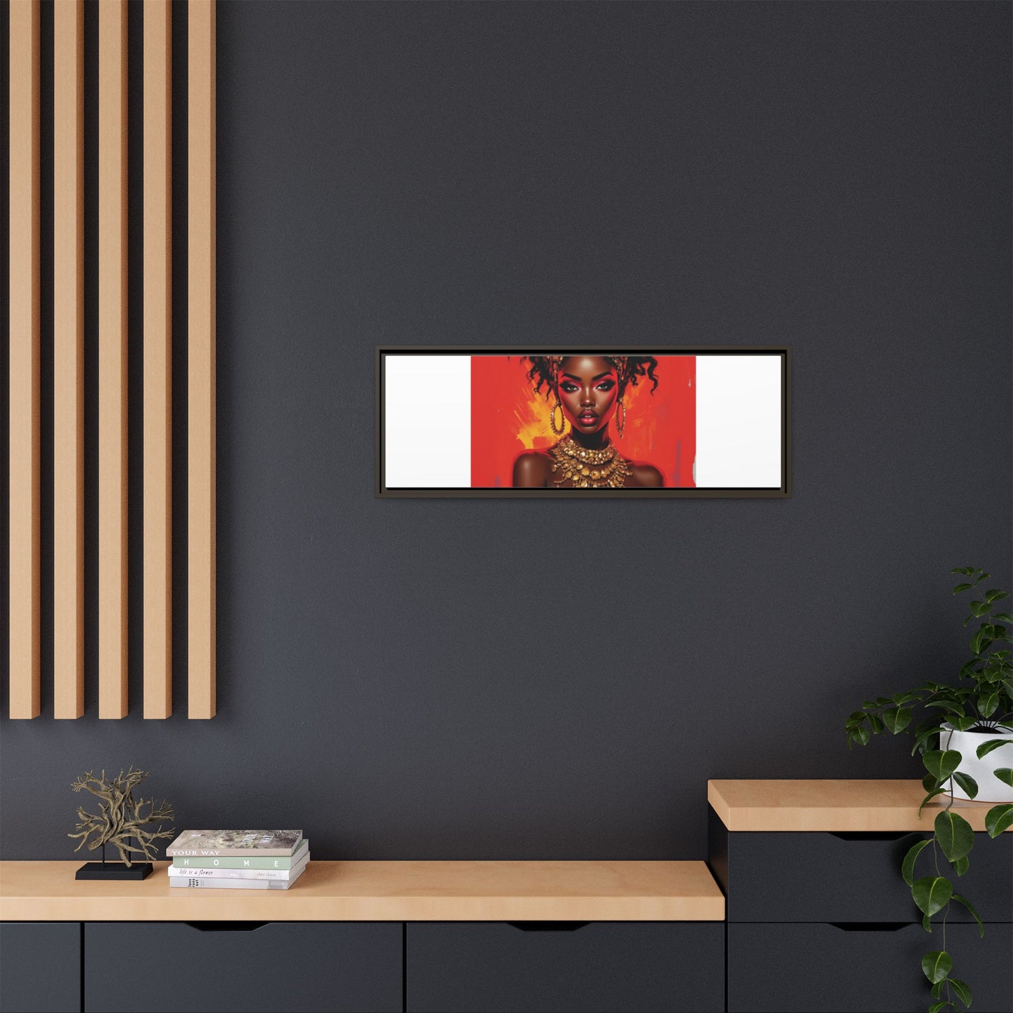 Matte Canvas, Framed (Multi-color)