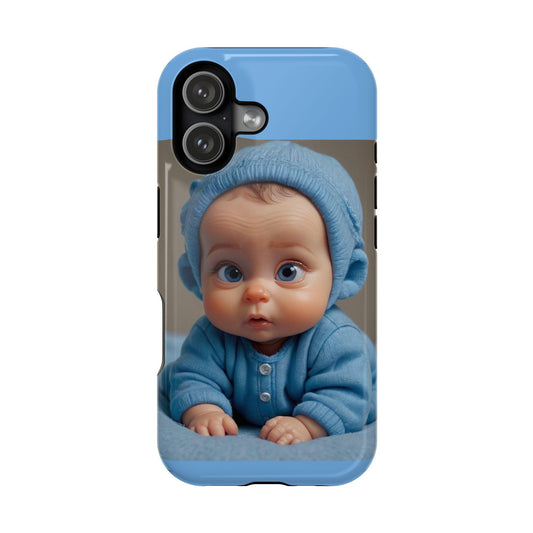 Baby Doll Phone Case: Impact-Resistant Magnetic iPhone 17 Case