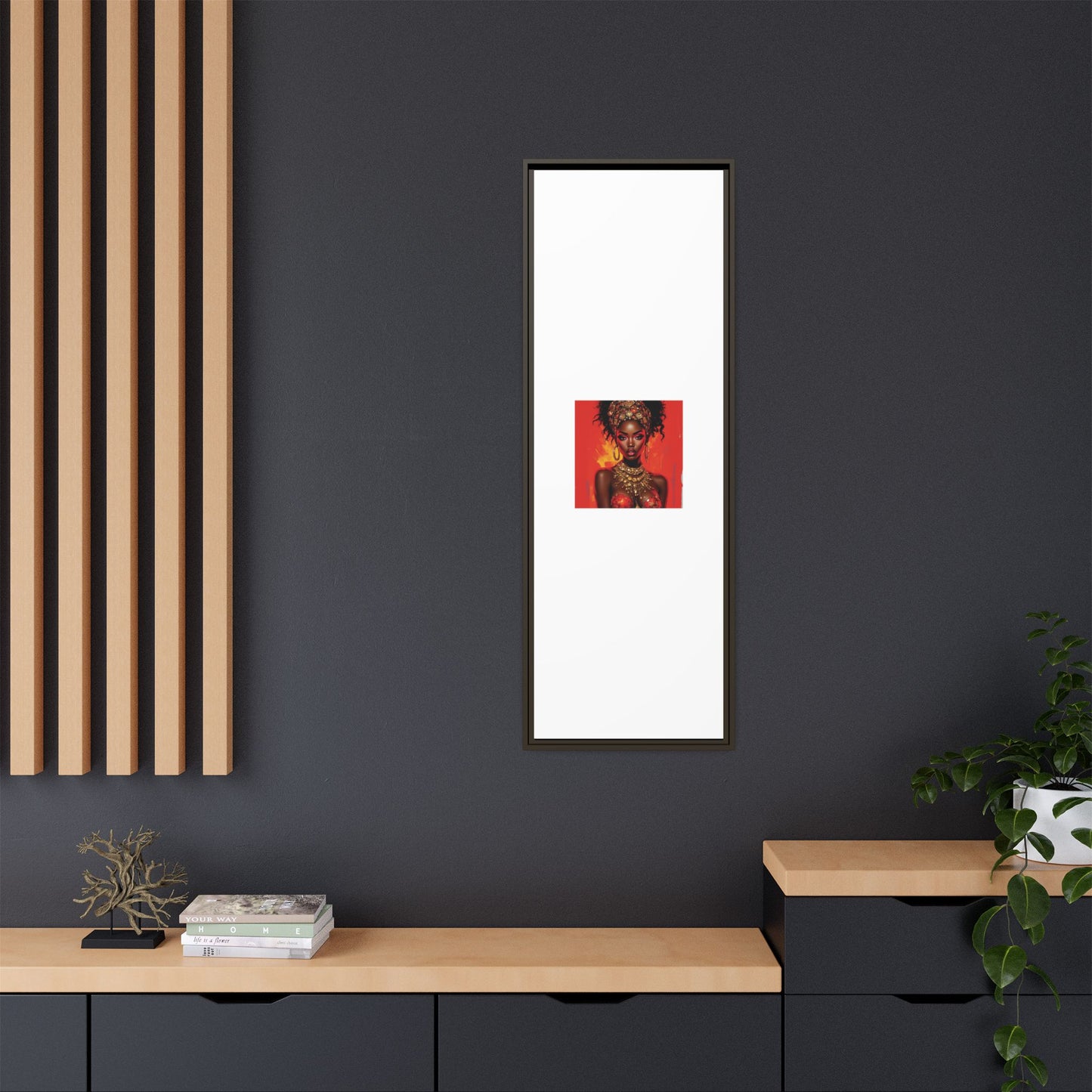 Matte Canvas, Framed (Multi-color)