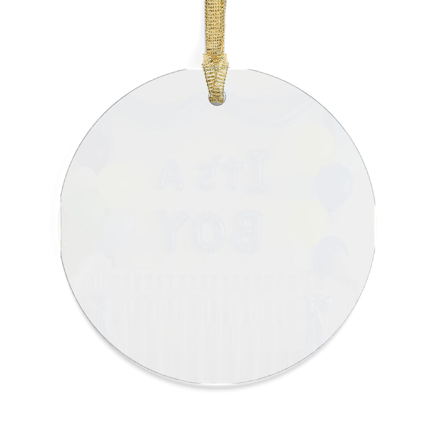 Acrylic Baby Milestone Ornament: Newborn Gift, Gender Reveal