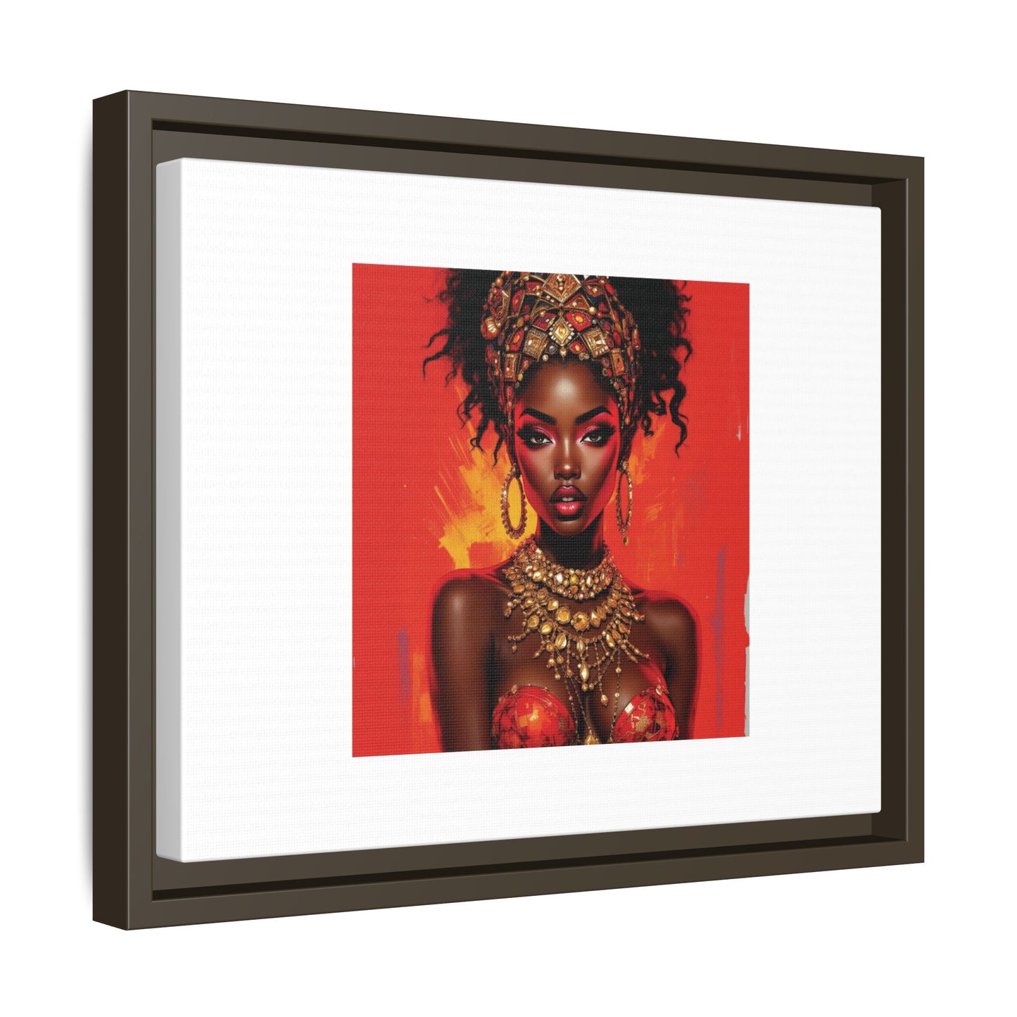 Matte Canvas, Framed (Multi-color)