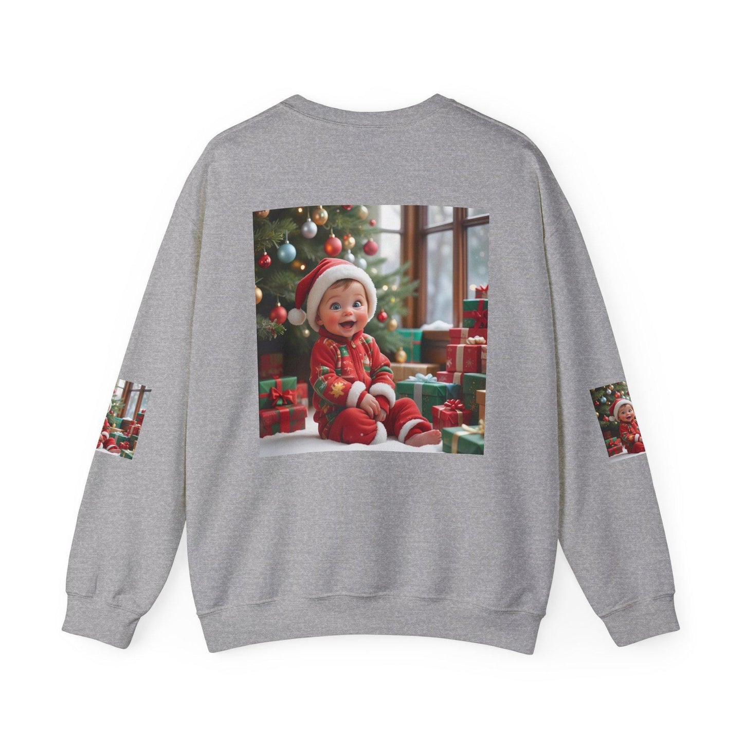 Festive Child Sweatshirt - Cozy Christmas Sweatshirt, Holiday Gift, Kids' Christmas Apparel, Cute Holiday Wear, Family Christmas Sweatshirt