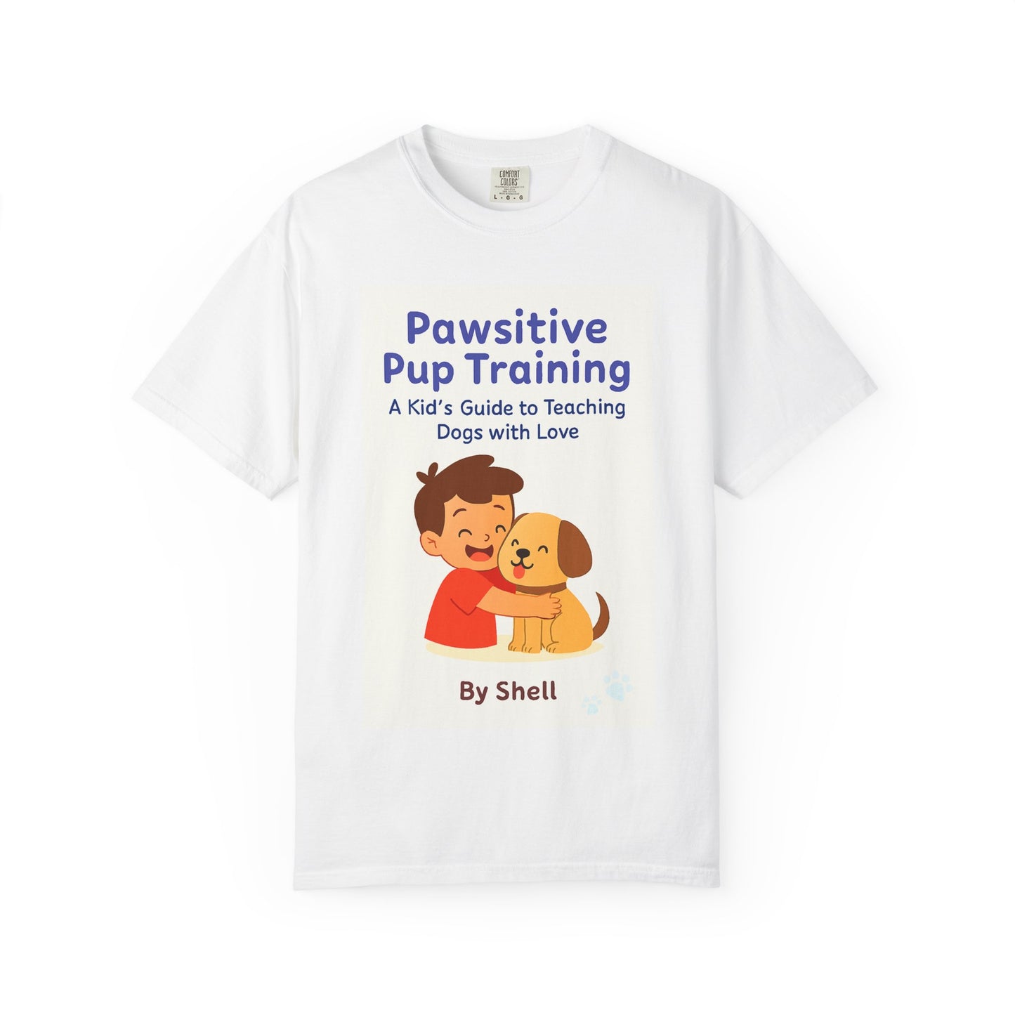 Pawsitive Pup Training Tee — Kids' Dog Training Guide Design