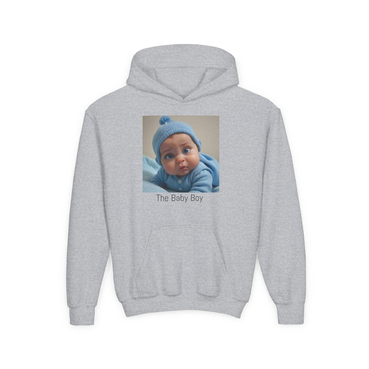 Personalized Baby Boy Hoodie: Kids Cotton-Poly Blend Sweatshirt