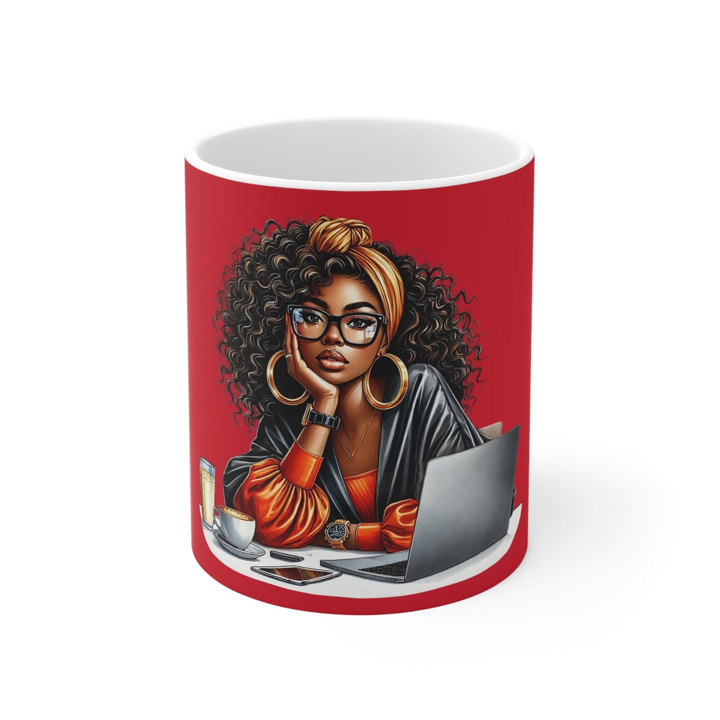 Chic Coffee Mug for Boss Babes - Motivational Gift for Women | Home Office Decor, Coffee Lover Accessory, Inspirational Tea Mug