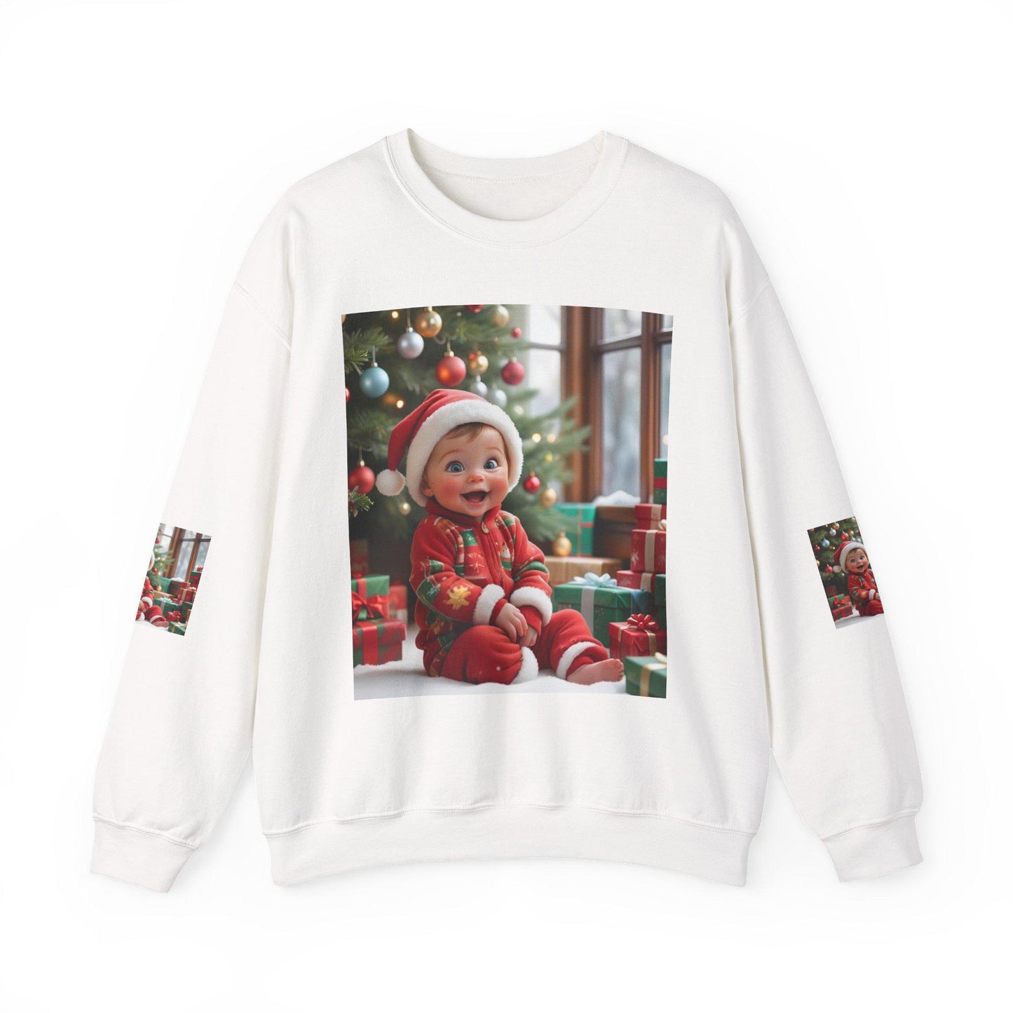 Festive Child Sweatshirt - Cozy Christmas Sweatshirt, Holiday Gift, Kids' Christmas Apparel, Cute Holiday Wear, Family Christmas Sweatshirt