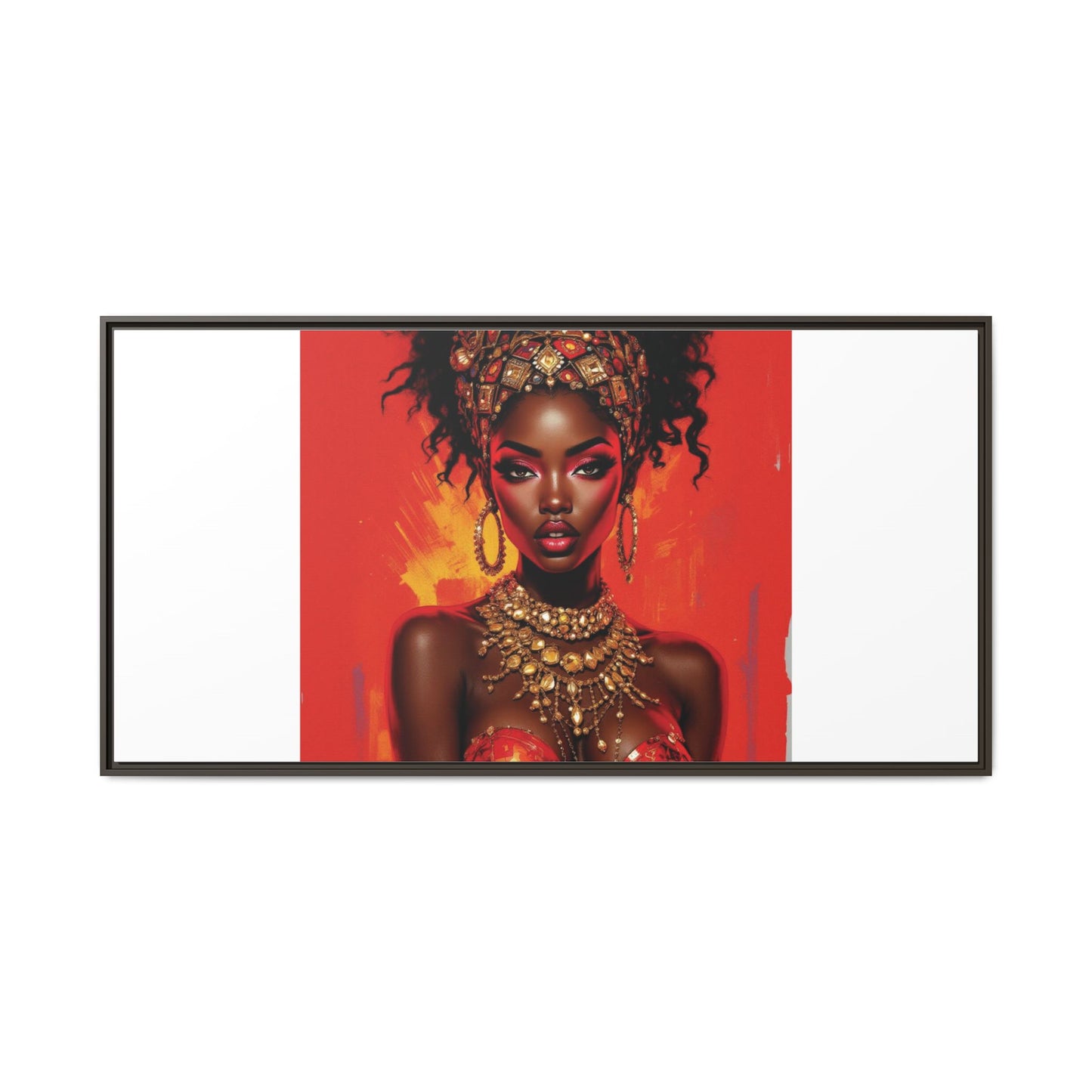 Matte Canvas, Framed (Multi-color)