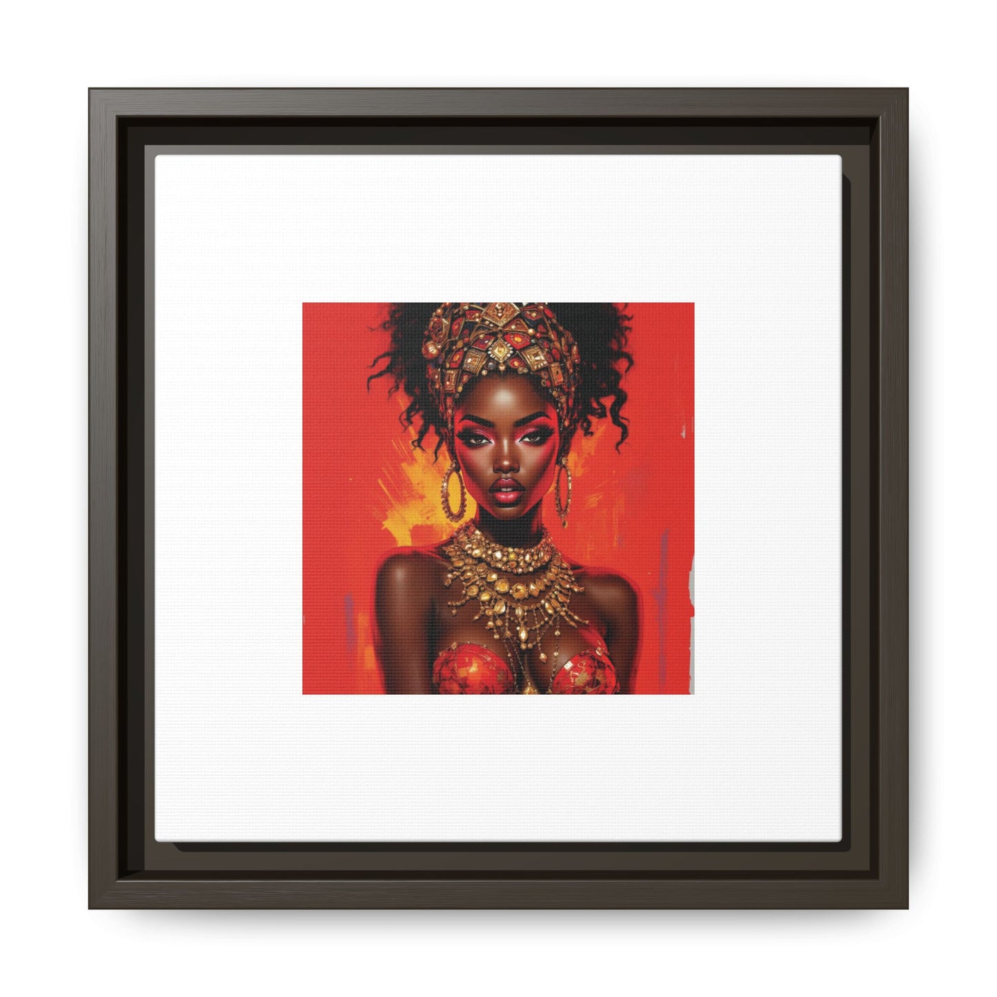 Matte Canvas, Framed (Multi-color)