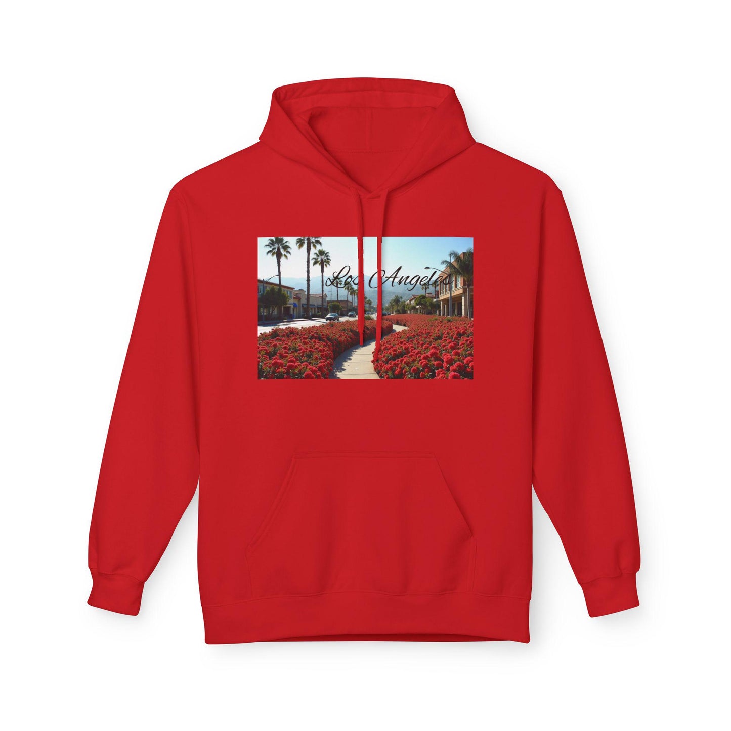 California Vibes Fleece Hoodie, Unisex Hoodie, Summer Apparel, Travel Souvenir, Gift for Her, Casual Wear, Relaxed Style