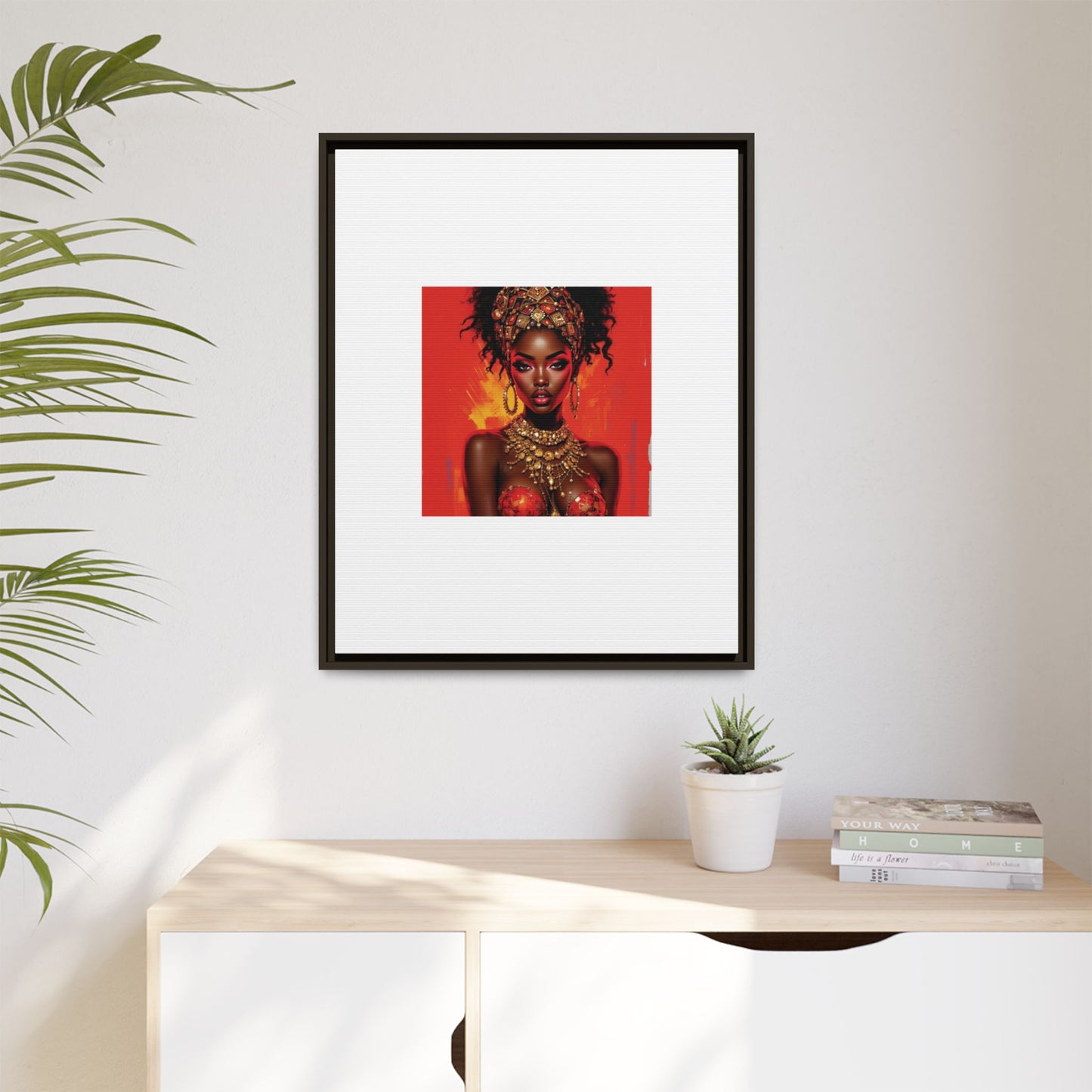 Matte Canvas, Framed (Multi-color)