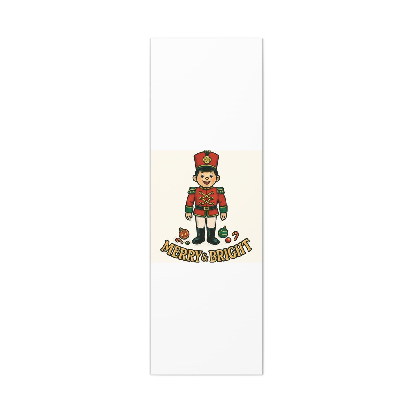 Nutcracker Soldier Matte Canvas Wall Art — Merry & Bright Holiday Decor