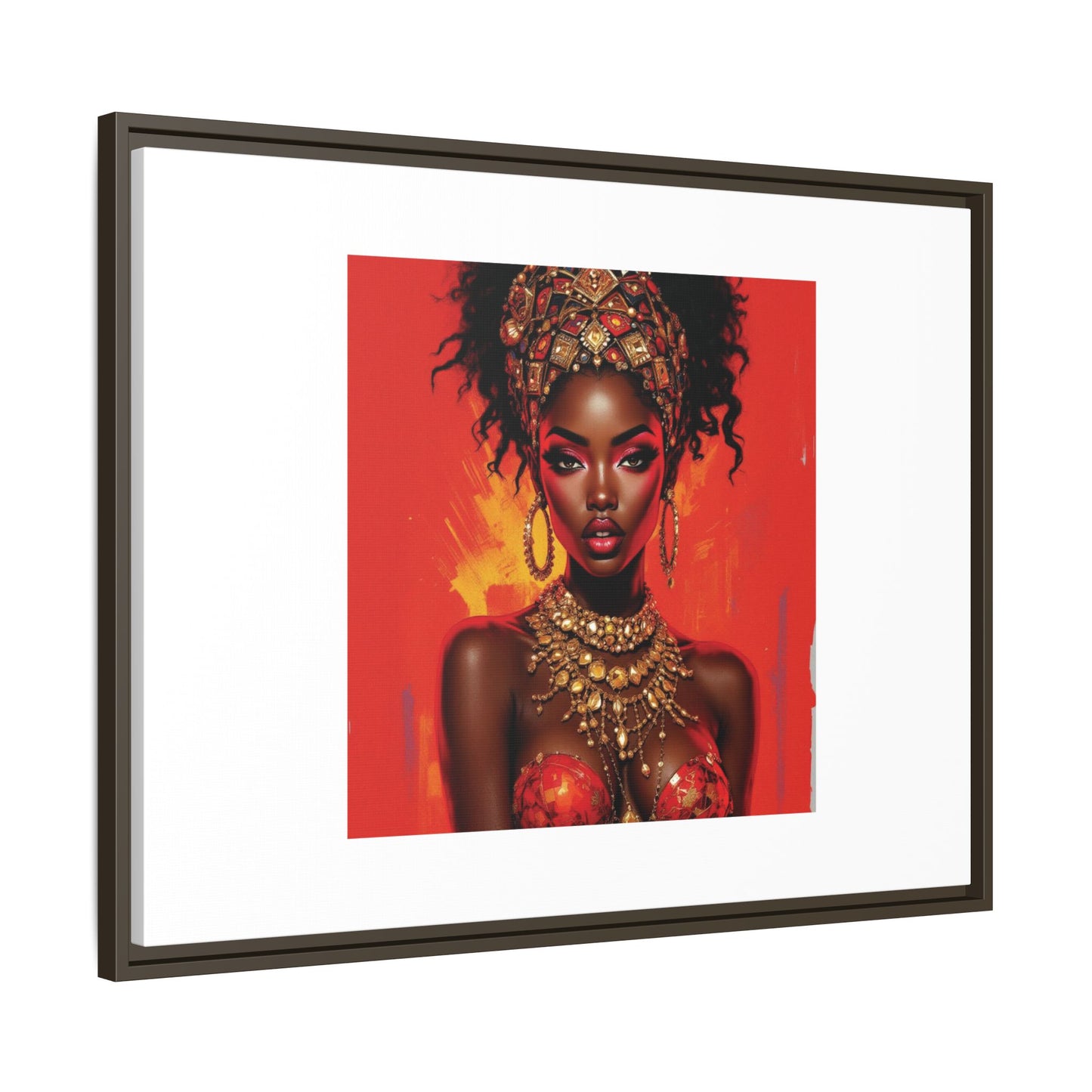 Matte Canvas, Framed (Multi-color)