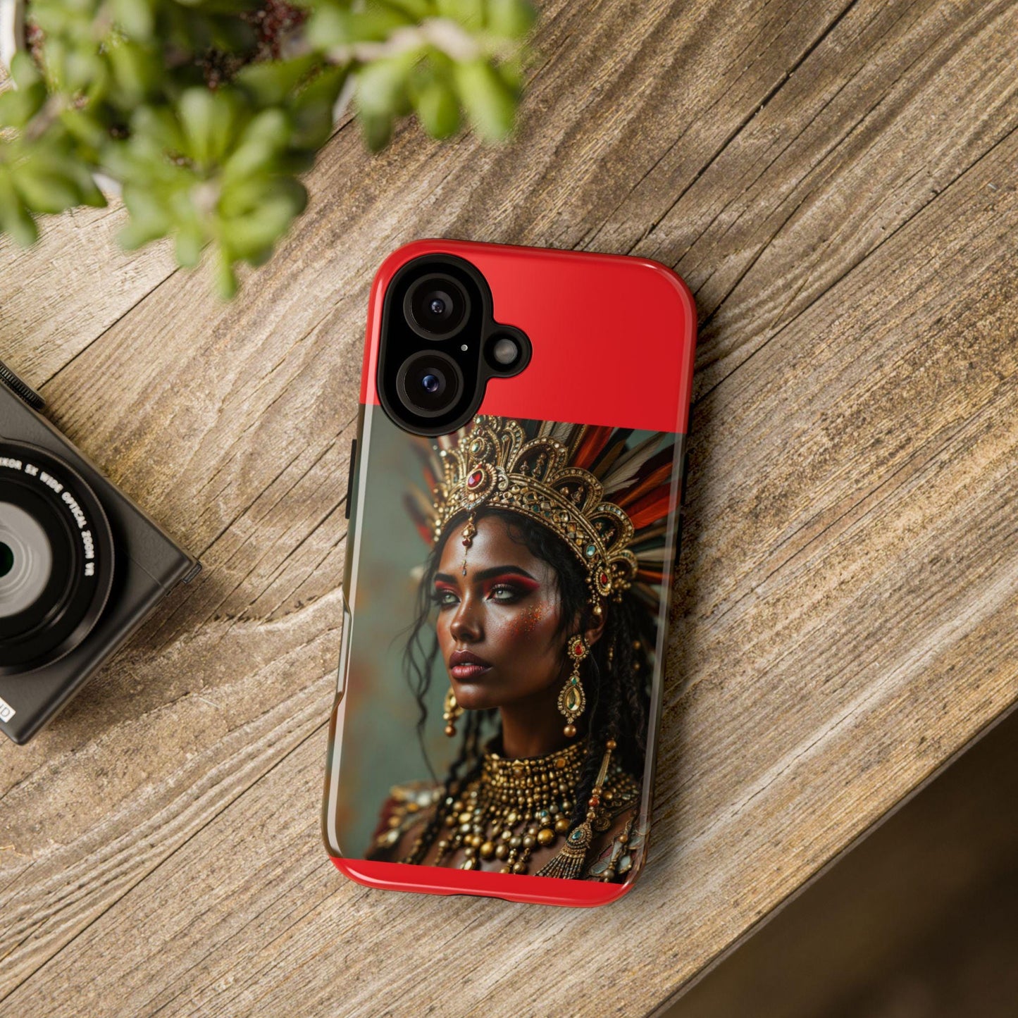 Ethereal Queen Phone Case: Bold Protective Cover