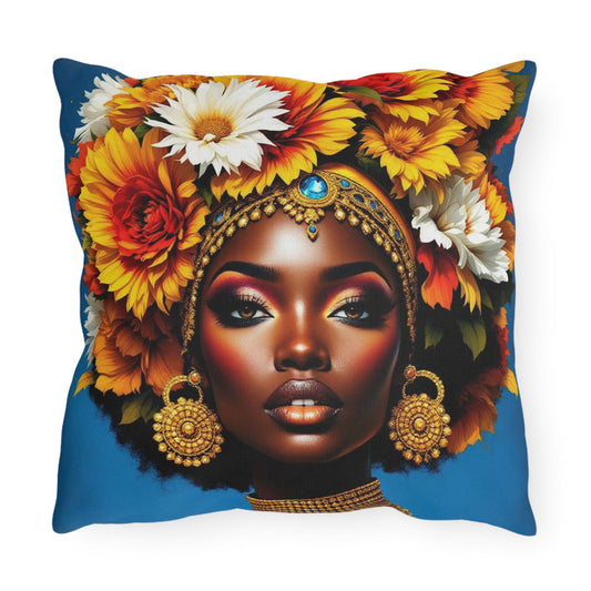 Bohemian Outdoor Pillows, Decorative Toss Pillows, Floral Accent Cushions, Garden Decor, Indoor-Outdoor Pillows